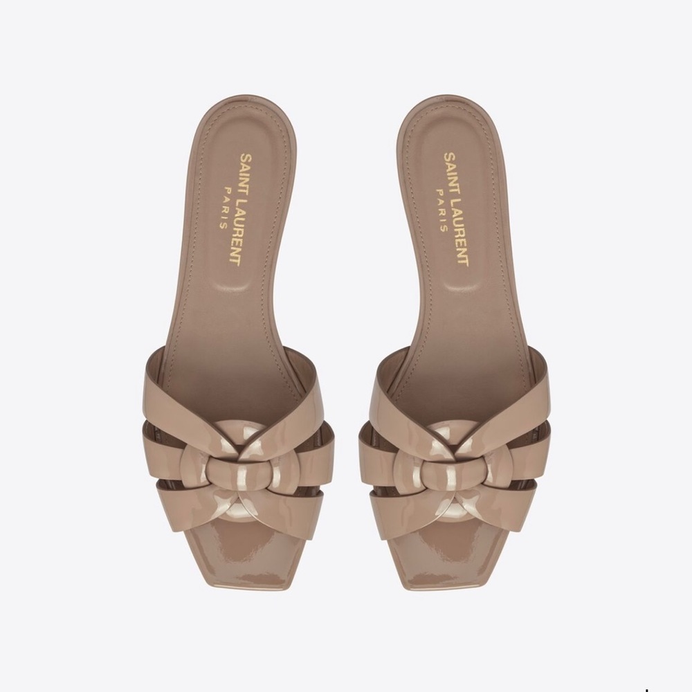 Saint Laurent Tribute Flat Mules